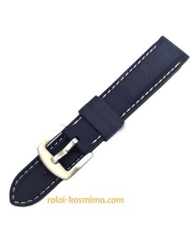 Silicon Strap Black 18mm & 20mm