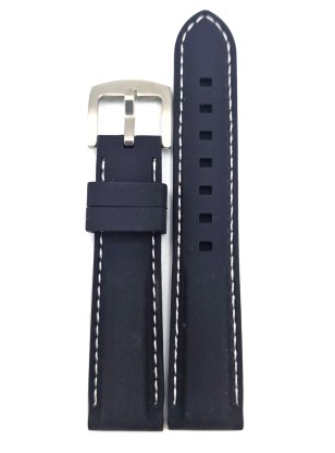 Silicon Strap Black 18mm & 20mm