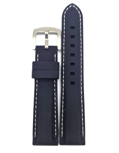 Silicon Strap Black 18mm & 20mm
