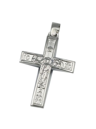 Cross Baptism Whitegold K14 2