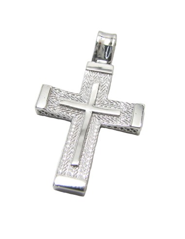 Cross Baptism Whitegold K14