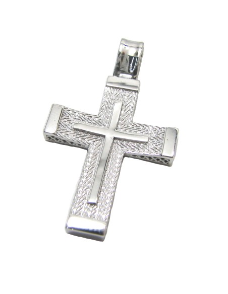 Cross Baptism Whitegold K14