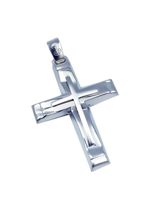 Cross Baptism Whitegold K14