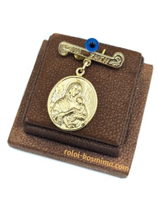 Child Pendant Gold 9Κ Mary 2