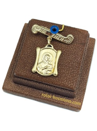 Child Pendant Gold 9Κ Mary 2