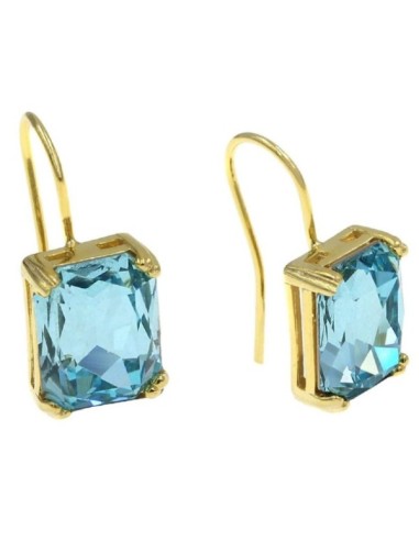 Earrings Silver Hanging "Tear"