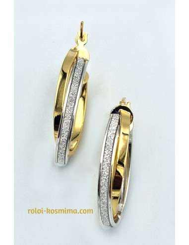 Earrings hoop gold 9K
