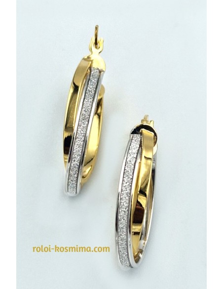 Earrings hoop gold 9K
