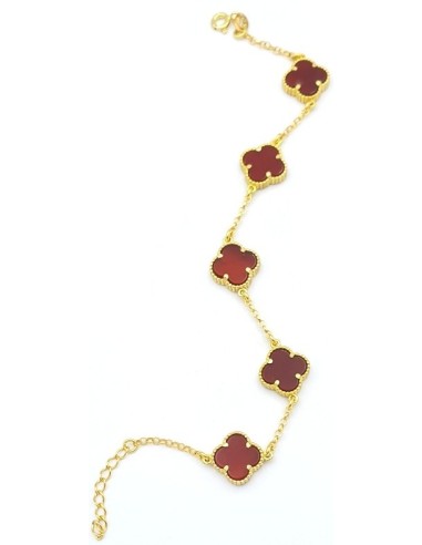 Set Silver 925 Cross Jasper type Van Cleef