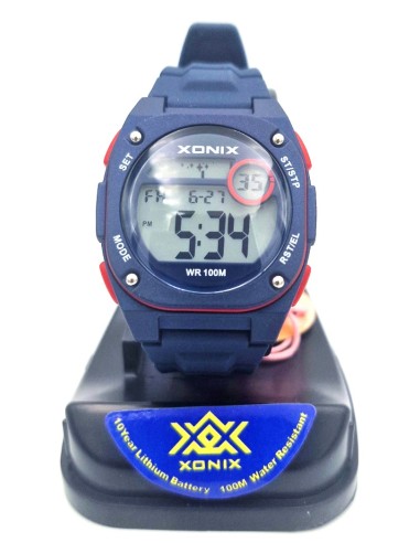 XONIX BBM-005 with blue silicon strap
