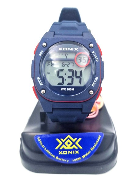XONIX BBM-005 with blue silicon strap