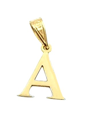 Monogram Gold K14 letter A