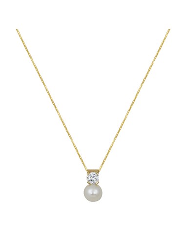 Necklace Gold K14 'Prearl'