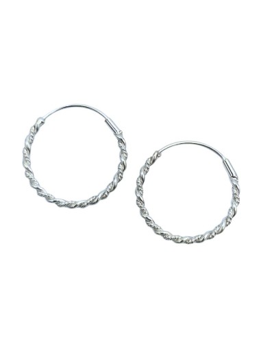 Earrings hoop Silver