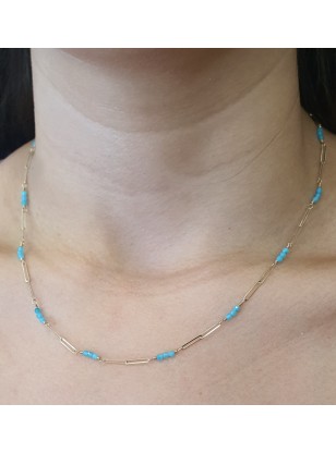Necklace Gold K9 Tirquaz Balls 2