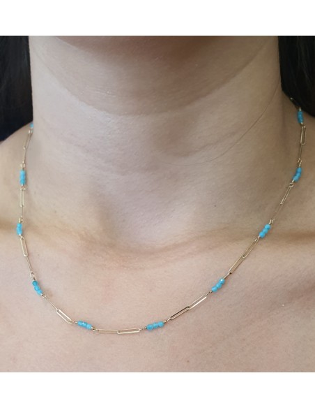 Necklace Gold K9 Tirquaz Balls