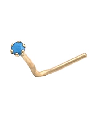 Noise Earring Gold K14 Turquoise