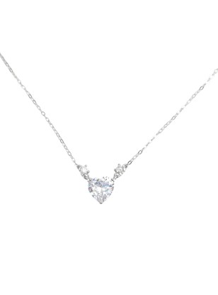 Necklace Silver 925 Goldplated Heart