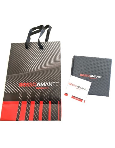 Βραχιόλι Ατσάλινο ROSSO AMANTE με καουτσούκ...