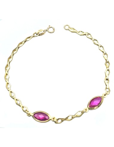 Bracelet Gold 9K Rubin