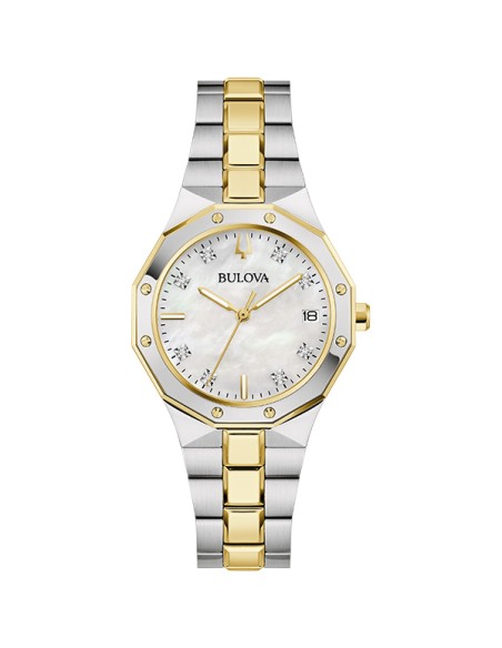 BULOVA 98P234 Γυναικείο Διχρωμίας