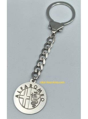 Keyholder Silver 925 Alpha Romeo 2