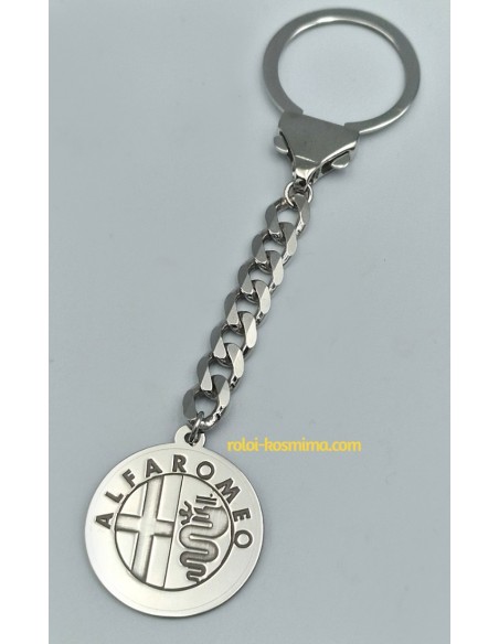 Keyholder Silver 925 Alpha Romeo