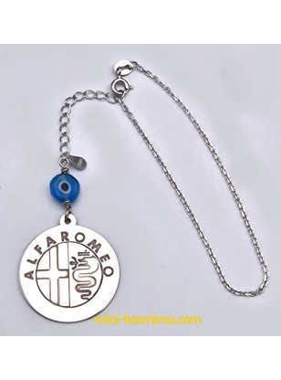 Car Amulet Silver 925 ALFA ROMEO 2