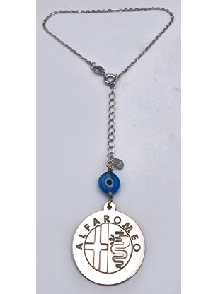 Car Amulet Silver 925 ALFA ROMEO