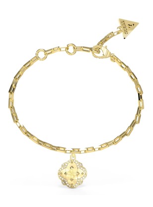 Βραχιόλι GUESS STEEL WILD FLOWER JUBB05509JWYGL Χρυσό Φύλλο