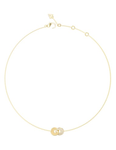 Κολιέ GUESS STEEL BLOOMING SUMMER JUBN05219JWYGT  επίχρυσο