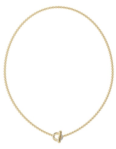 Κολιέ επίχρυσο GUESS STEEL MAJORELLE JUBN05371JWYGT/U