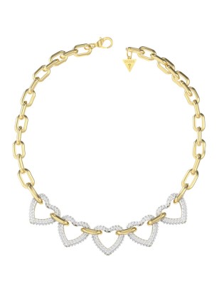 Κολιέ επίχρυσο GUESS STEEL BELOVED JUBN06010JWYGT/U με 5...