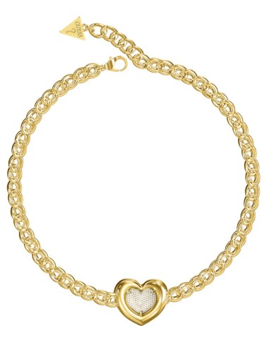 Κολιέ επίχρυσο GUESS STEEL L.O.V.E....