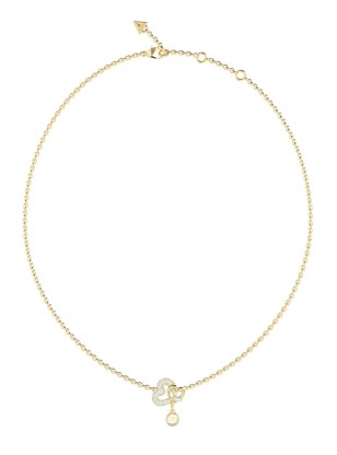 Κολιέ επίχρυσο GUESS STEEL LOVE BITES JUBN06051JWYGT/U