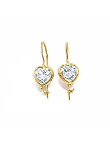 Earrings Gold 14Κ Hearts
