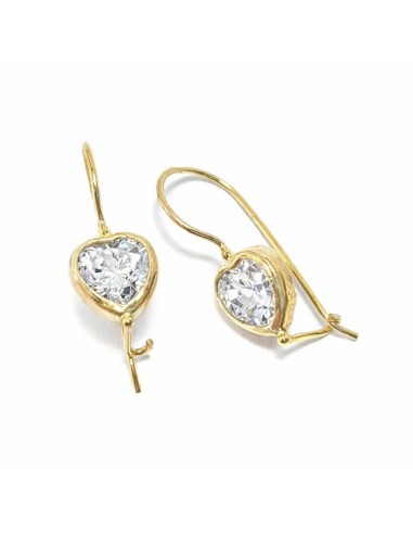 Earrings Gold 14Κ Hearts