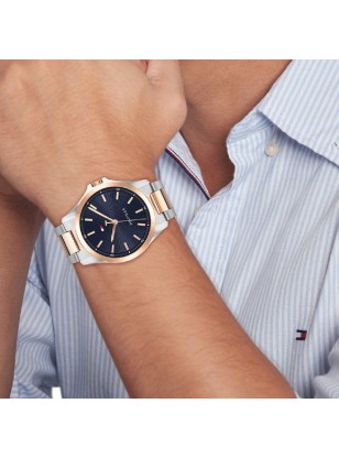 TOMMY HILFIGER 1792193 Bruce δίχρωμο με ροζ-χρυσό 2