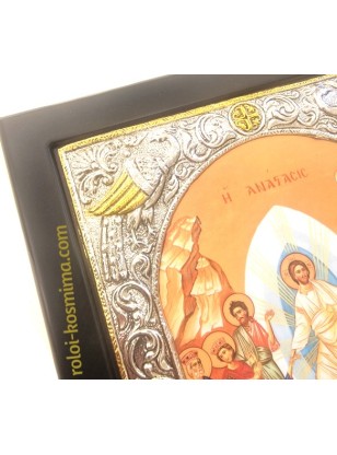 Silver icon Resurrection of the Lord  23x28cm 2