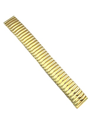 Μπρασελέ Μεταλλικό Ελαστικό Επίχρυσο 18mm