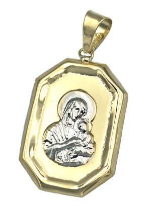 Pendant Gold Κ14 Mary
