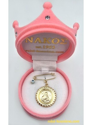 Child Pendant Gold 14Κ Mary 2