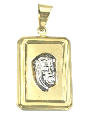 Pendant Gold Κ14 with Jesus