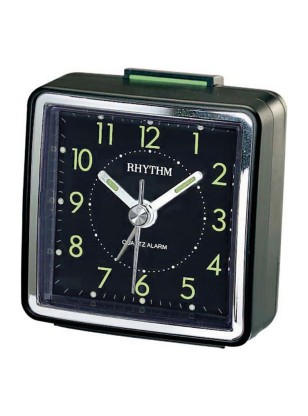 Ρολόι Ξυπνητήρι RHYTHM CRE210NR71 Πλαστικό Black