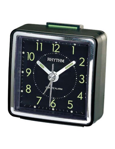Ρολόι Ξυπνητήρι RHYTHM CRE210NR71 Πλαστικό Black