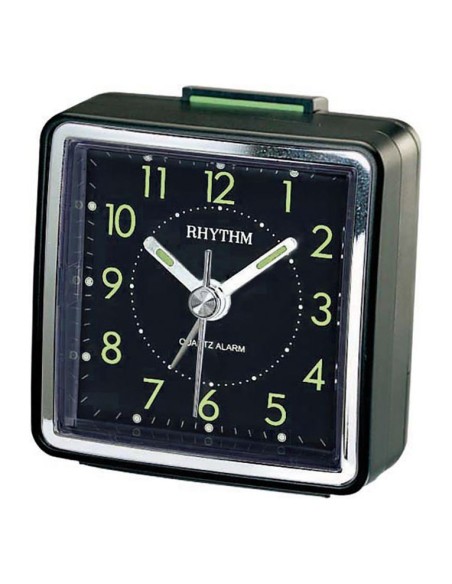 Ρολόι Ξυπνητήρι RHYTHM CRE210NR71 Πλαστικό Black