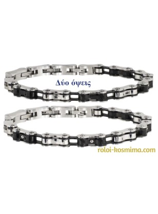 Βραχιόλι Ατσάλινο ROSSO AMANTE UBR541BR Δύο όψεων 2