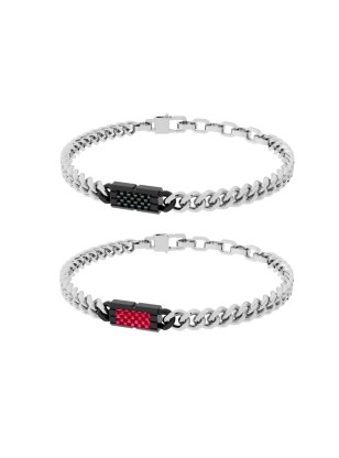 Βραχιόλι Ατσάλινο ROSSO AMANTE  Δύο όψεων UBR683GR