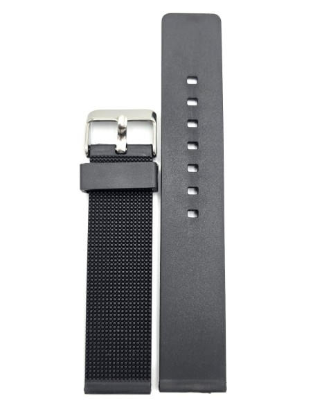 PU Strap Black 20mm twin side