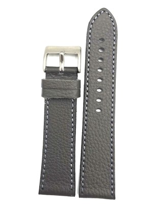 Leather Strap Grey 22mm Tzevelion